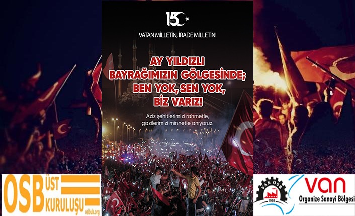 15 Temmuz Demokrasi ve milli beraberlik günü