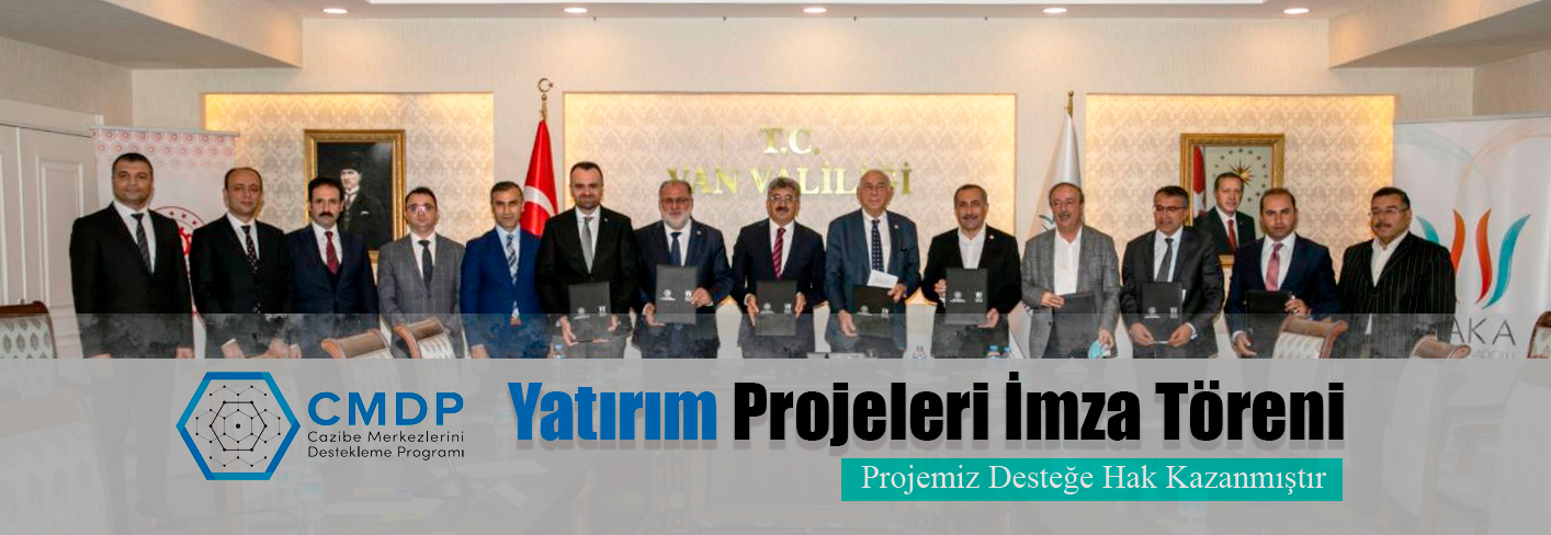 CMDP Yatırım Projeleri İmza Töreni