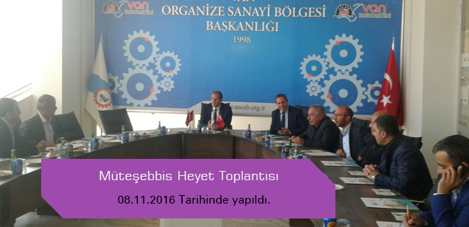 MÜTEŞEBBİS  HEYET  TOPLANTISI  YAPILDI