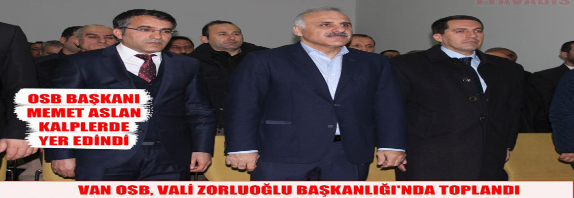 Van OSB'de önemli kararlar