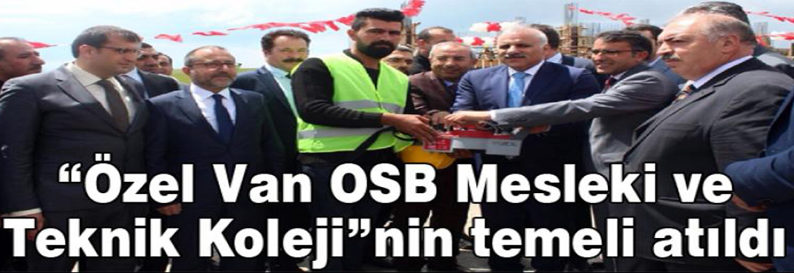 'Sanayinin kalifiye eleman ihtiyacını bu okul karşılayacak'