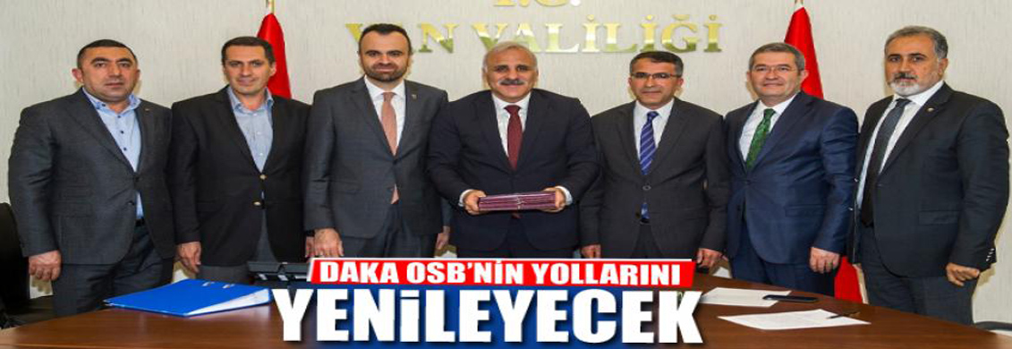 DAKA OSB’nin yollarını yenileyecek