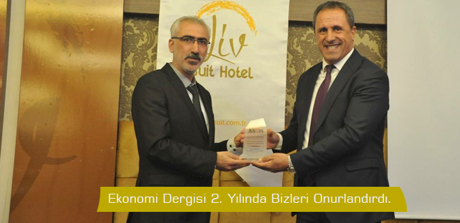Ekonomi Dergisi 2. Yılında Bizleri Onurlandırdı.