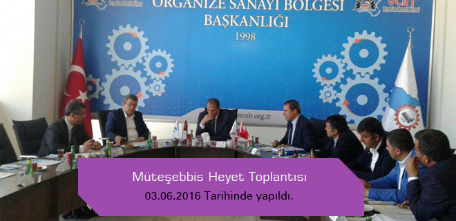 Müteşebbis Heyet Toplantısı Yapıldı